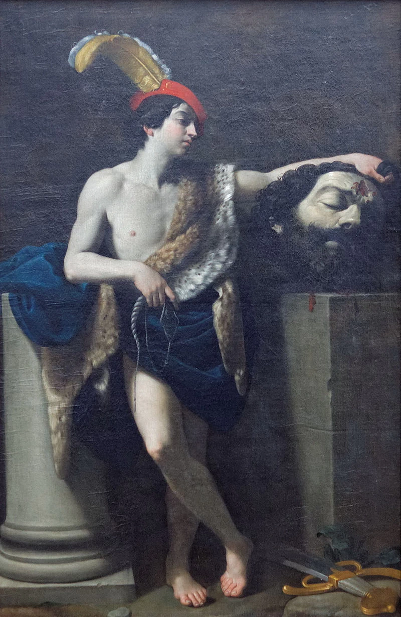 72-Davide con la testa di Golia - Louvre, Parigi 